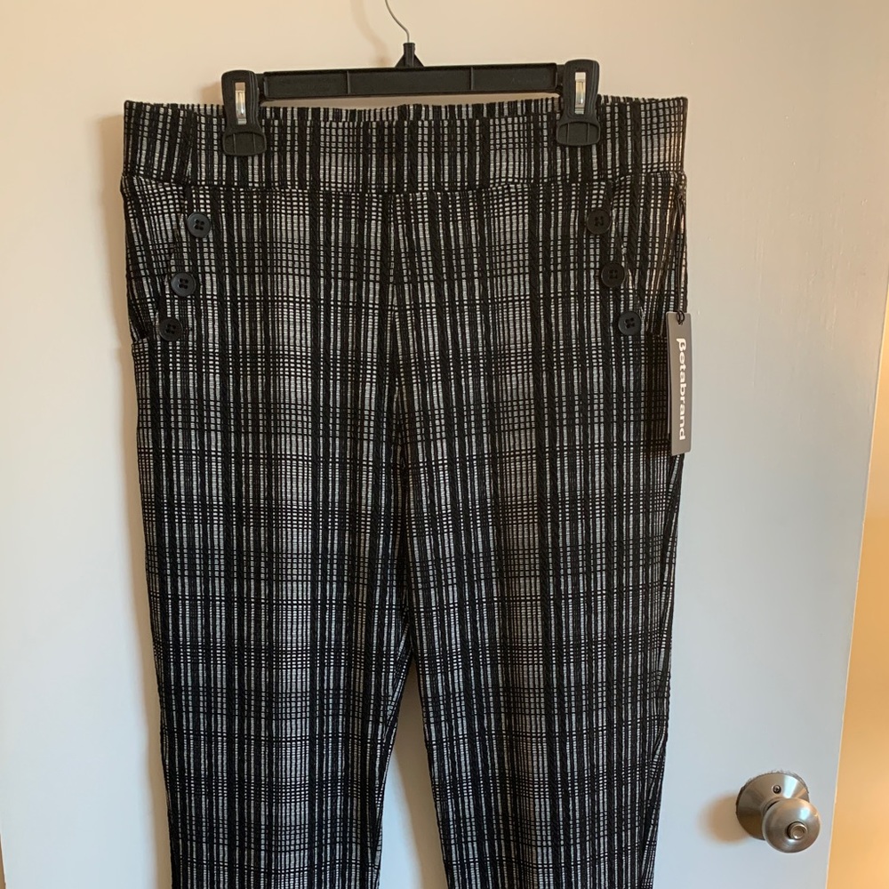 Betabrand Pant with Button Feature
